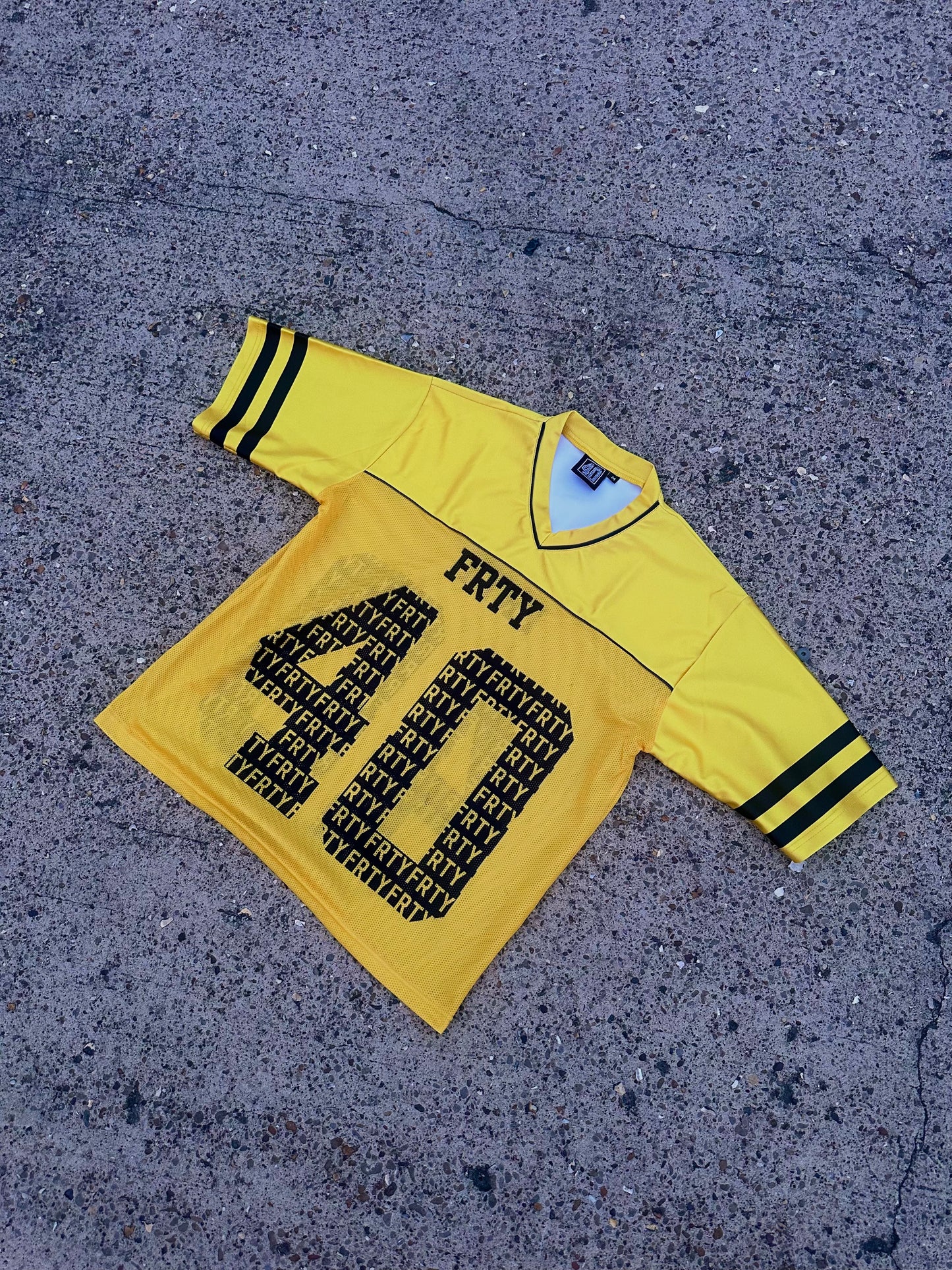 Yellow 40FRTY jersey