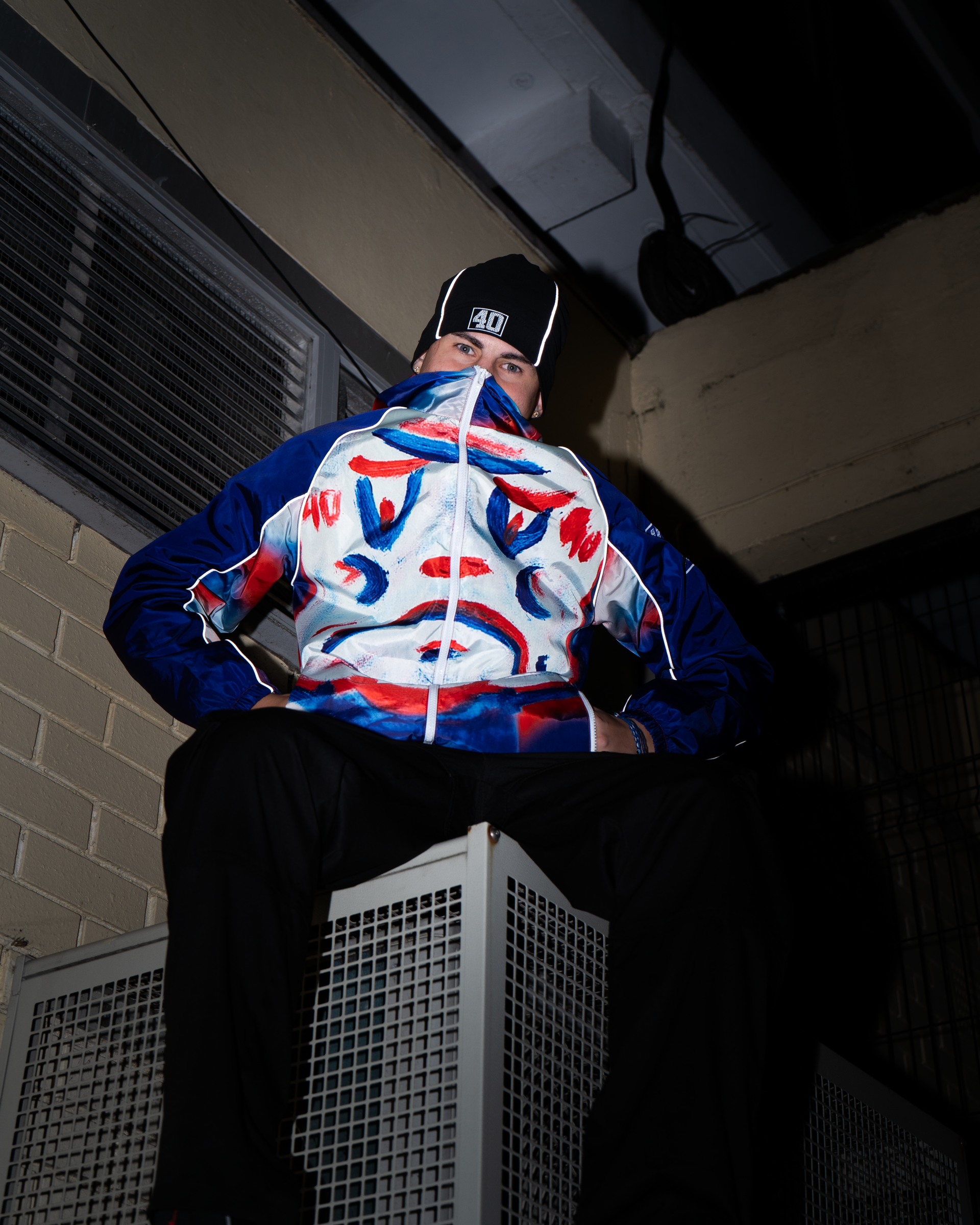 Sad Face windbreaker